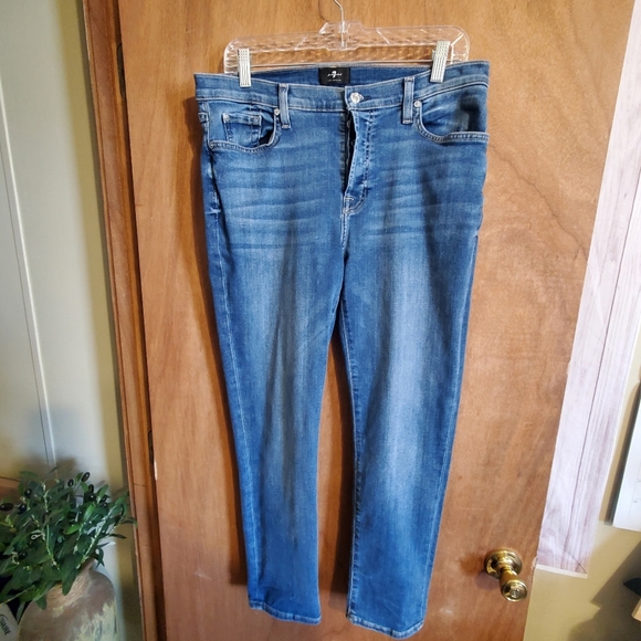 7 For All Mankind Denim - 7 For All Mankind. JOSEFINA. 31. Tapered Leg.Button Fly